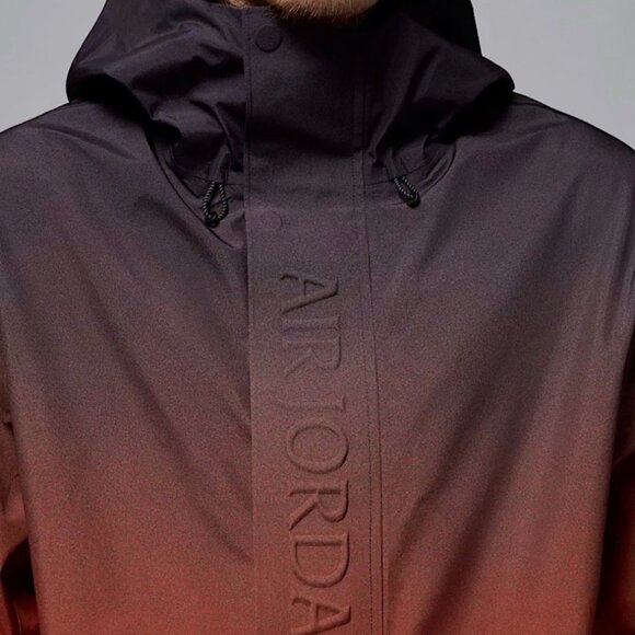 Nike Air Jordan I Jumpman Skyline GORE-TEX Rain Jacket HF9285-010 Large - Picture 2 of 12